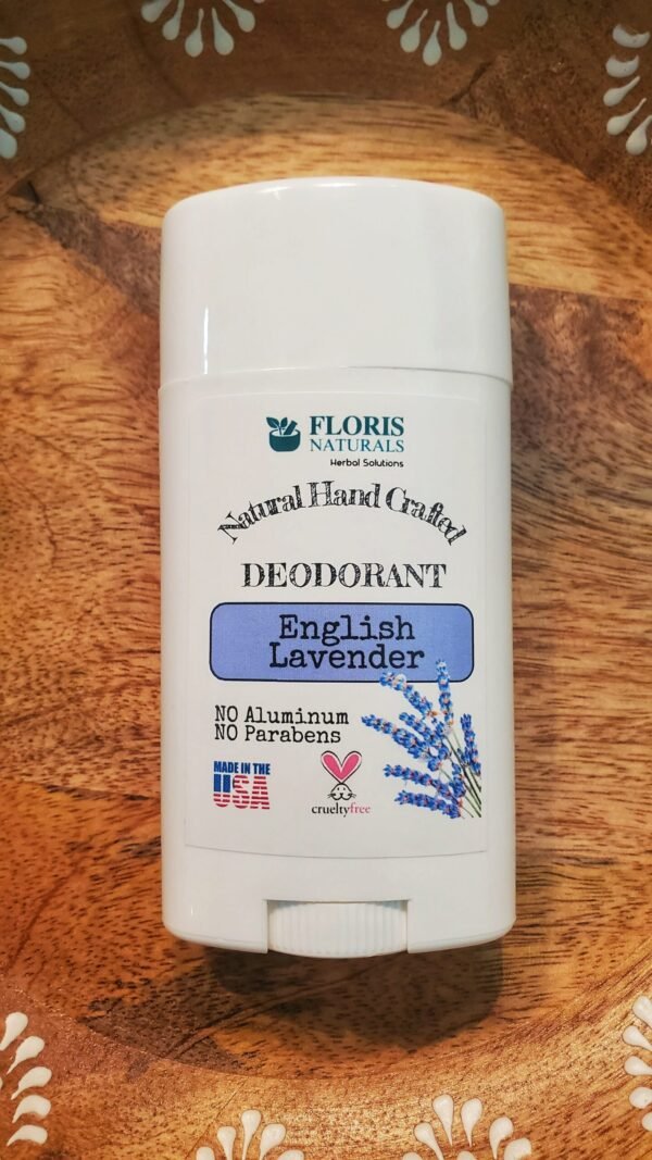 Natural Organic Hand-Crafted Cruelty Free Roll-On Deodorant - English Lavender