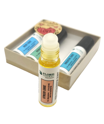 Immunity Boost - Stress Relief - 100% Natural Organic Roll-On Deodorant Box Set