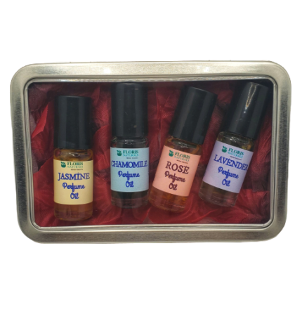 Exotic Essential Oil Roll-On Gift Set by Floris Naturals