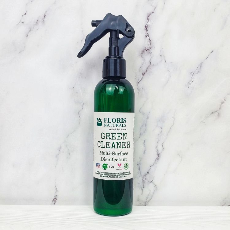 Natural Green Cleaner Disinfectant Spray - Floris Naturals