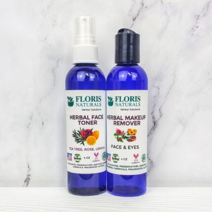 Herbal Makeup Remover & Face Toner Set - Floris Naturals