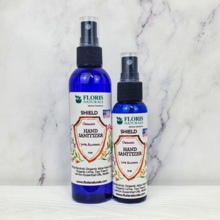Organic Hand Sanitizer Set (70% Alcohol) - Floris Naturals