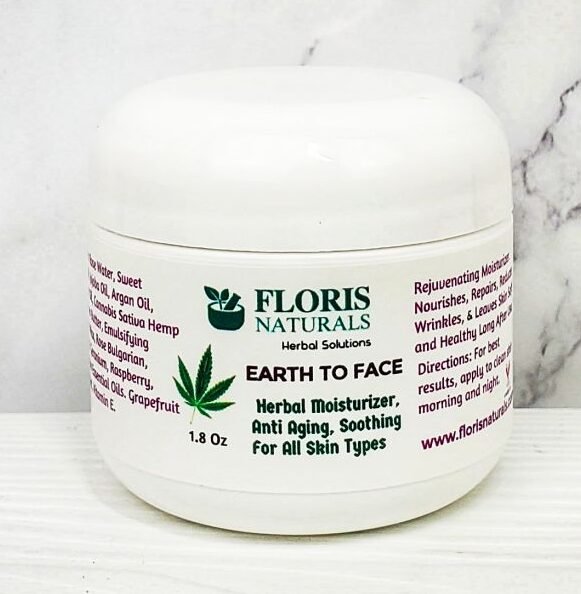 Natural Herbal Anti-Aging Face Moisturizer - Floris Naturals