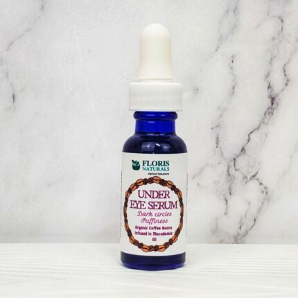 Natural Under Eye Serum with coffee-infused macadamia oil by Floris Naturals