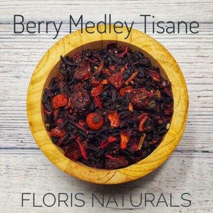 Berry Medley Tisane caffeine-free berry herbal tea by Floris Naturals
