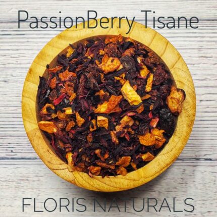 Passion Berry Tisane caffeine-free fruit herbal tea by Floris Naturals