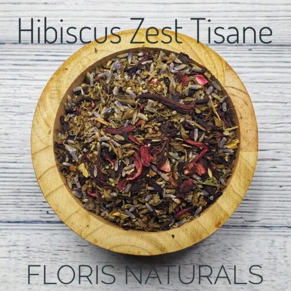Natural Loose Tea - Hibiscus Zest Tea - Floris Naturals