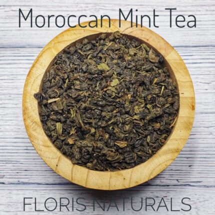 Moroccan Mint Tea with gunpowder green tea and peppermint by Floris Naturals
