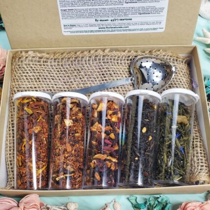 Natural Fruity Delights Tea Sampler Gift Box - Floris Naturals
