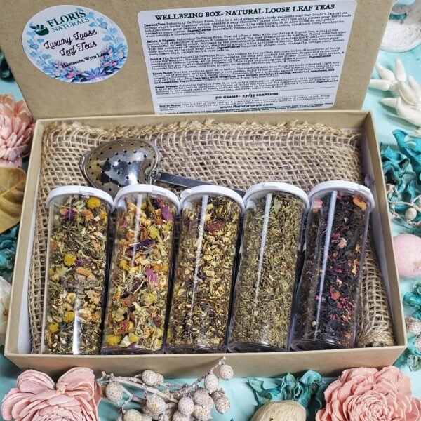 Natural Wellbeing Tea Sampler Gift Box - Floris Naturals