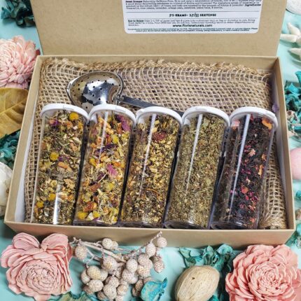 Natural Wellbeing Tea Sampler Gift Box - Floris Naturals