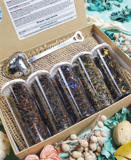 Natural Loose Leaf Tea - The Ten Wonders Sampler Gift Box - Floris Naturals