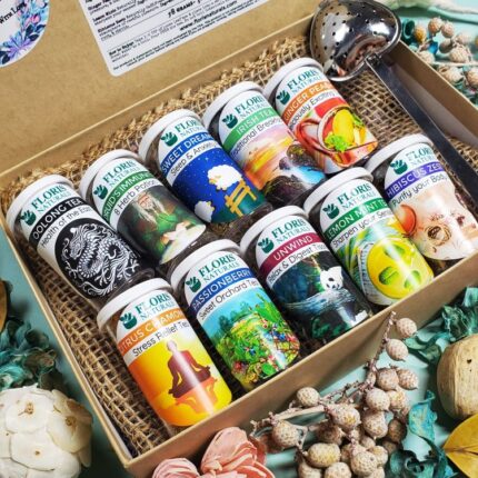 Natural Loose Leaf Tea - The Ten Wonders Sampler Gift Box - Floris Naturals