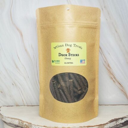 Natural Dog Treats - Chewy Duck Sticks - Floris Naturals