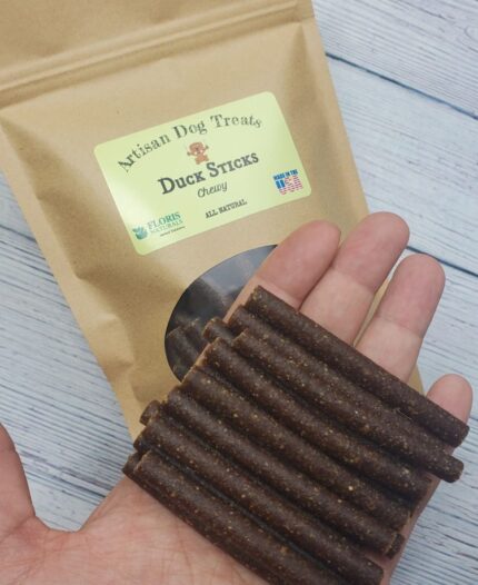 Natural Dog Treats - Chewy Duck Sticks - Floris Naturals