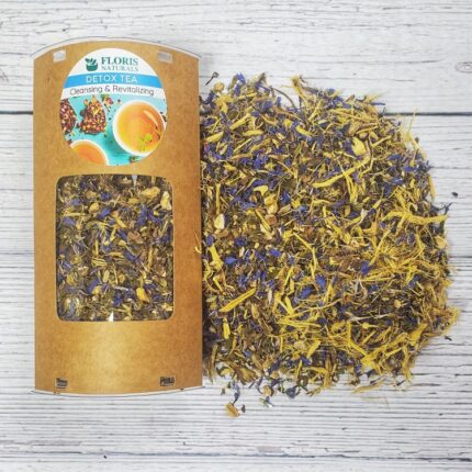 Organic Detox Tea caffeine-free herbal blend by Floris Naturals