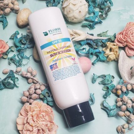 Natural Sunscreen (Tahitian Vanilla) with Minerals (SPF35) - Floris Naturals