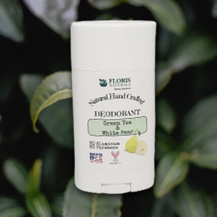 Floris Naturals 100% Natural and Organic Deodorant - Green Tea & Pear