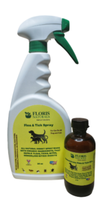 Floris Naturals - Dog & Cat Flea Spray Kit, Makes 1 gallon