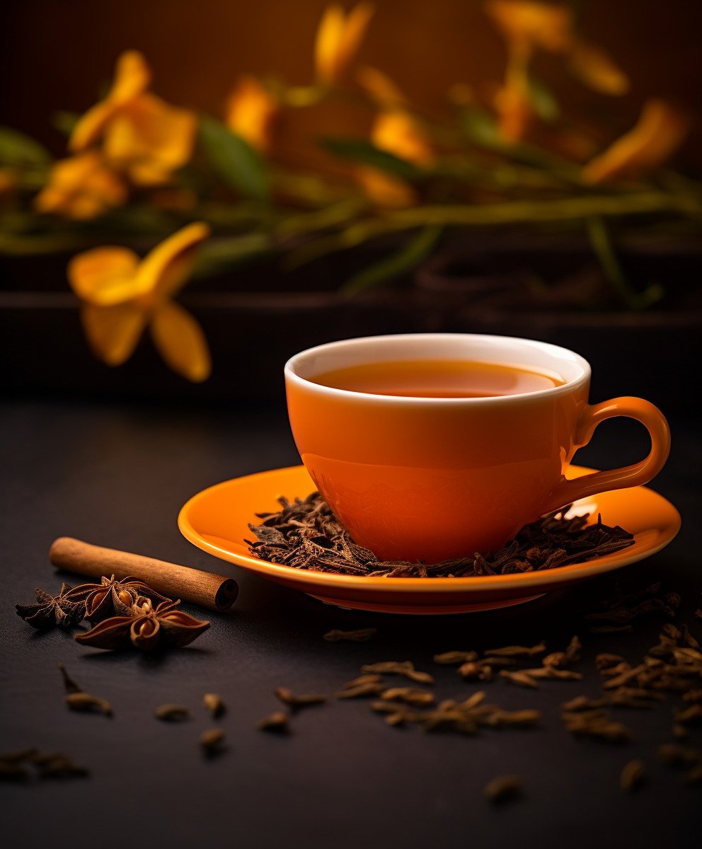 Floris Naturals - Orange Spice tea Orange cup