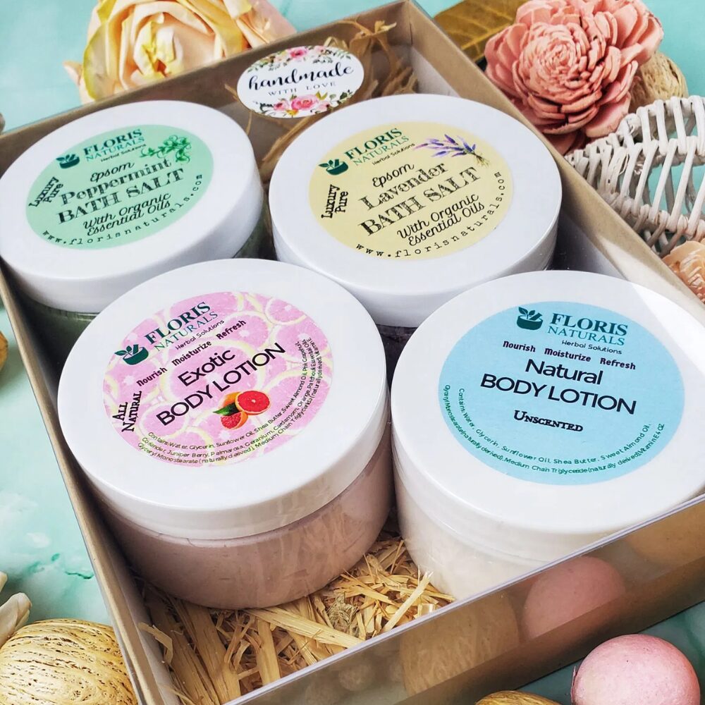 Floris Naturals - SPOIL ME Box Salts & Lotions Floris Naturals - SPOIL ME Box Salts & Lotions