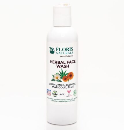 100% Natural Face Wash handmade herbal facial cleanser by Floris Naturals