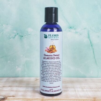 Organic Sweet Almond Oil carrier oil by Floris Naturals